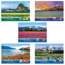 Альбом для рисования, А4, 32 л., обложка картон, HATBER VK 'Мир в цветах', 32А4С, A212561