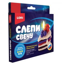 Набор для изготовления свечи 'Десерт', воск для лепки, фитиль, стек, LORI, Пз/С-004