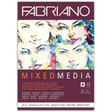 Альбом для рисования FABRIANO Mixed Media мелкое зерно, 40 л., 250 г/м2, А3, 297х420 мм, 19100382