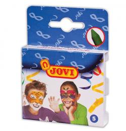 Грим для лица JOVI (Испания), 5 цветов, пигментированный воск, картонная упаковка, 175
