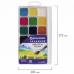 Краски акварельные ГАММА "Мультики", 12 цветов, медовые, без кисти, картонная коробка, 211048