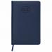 Ежедневник датированный 2021 А5 (138x213 мм) BRAUBERG "Favorite", кожзам, темно-синий, 111368