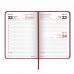 Ежедневник датированный 2021 А5 (138x213 мм) BRAUBERG "Favorite", кожзам, бордовый, 111366