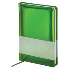 Ежедневник недатированный А5 (138x213 мм) BRAUBERG "Holiday", кожзам, 136 л., зеленый, 111672