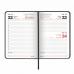 Ежедневник датированный 2021 А5 (138x213 мм) BRAUBERG "Favorite", кожзам, черный, 111369