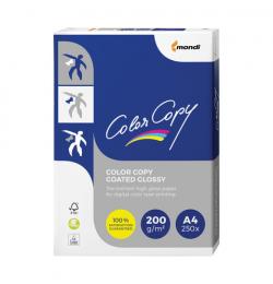 Бумага COLOR COPY GLOSSY, мелованная, глянцевая, А4, 
плотность 200 г/м2, 250 л.