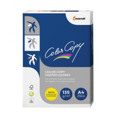 Бумага COLOR COPY GLOSSY, мелованная, глянцевая, А4, 
плотность 135 г/м2, 250 л.