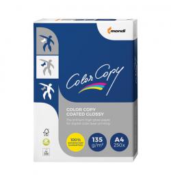 Бумага COLOR COPY GLOSSY, мелованная, глянцевая, А4, 
плотность 135 г/м2, 250 л.