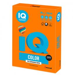 Бумага оранжевая, OR43 А4, 160 г/м2, 250 л. INTENSIVE IQ