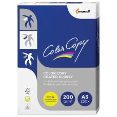 Бумага COLOR COPY GLOSSY, мелованная, глянцевая, А3, 
плотность 200 г/м2, 250 л.