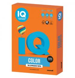 Бумага оранжевая, OR43 А4, 120 г/м2, 250 л. INTENSIVE IQ