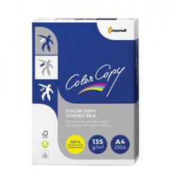 Бумага COLOR COPY SILK, мелованная, матовая, А4, 
плотность 135 г/м2, 250 л.