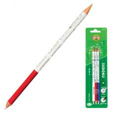 Карандаши чернографитные KOH-I-NOOR в НАБОРЕ из 3 шт., 'Sudoku', 2В, с резинкой, корпус ассорти, заточенный, блистер, 1350003001BL
