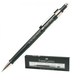 Карандаш механический FABER-CASTELL 'TK-Fine Executive', темно-зеленый, ластик, 0,5 мм, FC131500