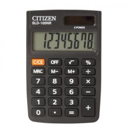 Калькулятор карманный CITIZEN SLD-100NR (90х60 мм), 8 разрядов, двойное питание