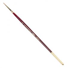 Кисть художественная KOH-I-NOOR колонок, круглая, 2/0, короткая ручка, блистер, 99352-0010BL