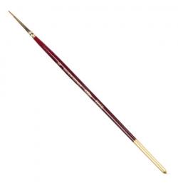 Кисть художественная KOH-I-NOOR колонок, круглая, 2/0, короткая ручка, блистер, 99352-0010BL