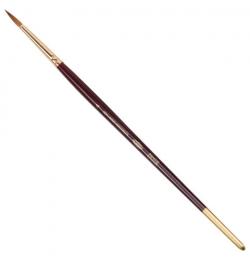 Кисть художественная KOH-I-NOOR колонок, круглая, №4, короткая ручка, блистер, 9935004010BL