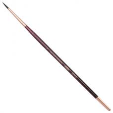 Кисть художественная KOH-I-NOOR белка, круглая, №1, короткая ручка, блистер, 9935001017BL