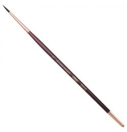 Кисть художественная KOH-I-NOOR белка, круглая, №1, короткая ручка, блистер, 9935001017BL