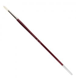 Кисть художественная KOH-I-NOOR щетина, круглая, №4, длинная ручка, блистер, 9935004014BL