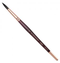Кисть художественная KOH-I-NOOR белка, круглая, №12, короткая ручка, блистер, 9935012017BL
