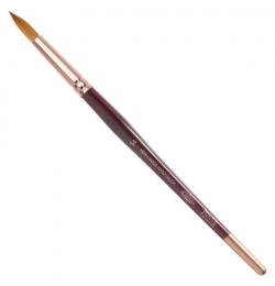 Кисть художественная KOH-I-NOOR колонок, круглая, №14, короткая ручка, блистер, 9935014010BL