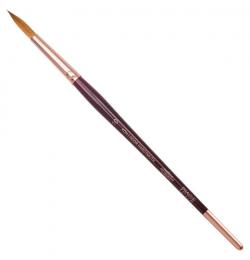 Кисть художественная KOH-I-NOOR колонок, круглая, №10, короткая ручка, блистер, 9935010010BL