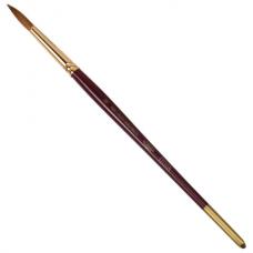 Кисть художественная KOH-I-NOOR колонок, круглая, №9, короткая ручка, блистер, 9935009010BL