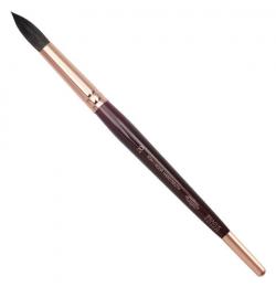 Кисть художественная KOH-I-NOOR белка, круглая, №20, короткая ручка, блистер, 9935020017BL