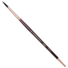 Кисть художественная KOH-I-NOOR белка, круглая, №6, короткая ручка, блистер, 9935006017BL