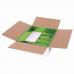 Лотки горизонтальные для бумаг, КОМПЛЕКТ 3 шт., 340х270х70 мм, тонированный зеленый, "Office", 237261