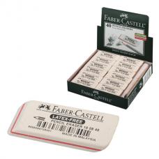 Резинка стирательная FABER-CASTELL '7008', для графитных карандашей, каучук, 50x19x8мм, белая, 180840