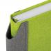 Ежедневник датированный 2021 А5 (138х213 мм), кожзам, карман для ручки, зеленый