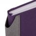 Ежедневник датированный 2021 А5 (138х213 мм), кожзам, карман для ручки, фиолетовый