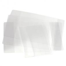Обложка, 212х350 мм, для тетради и дневника, белая, прозрачная, 110 мкм, ПВХ
