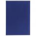 Папка адресная бумвинил без надписи, формат А4, синяя, индивидуальная упаковка, STAFF, 129635