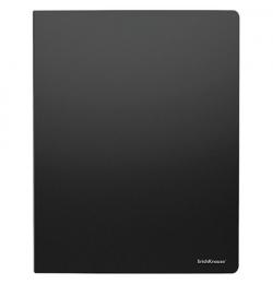 Папка с металлическим скоросшивателем ERICH KRAUSE "Classic", А4, 17 мм, до 160 л., 500 мкм, черная, 47167