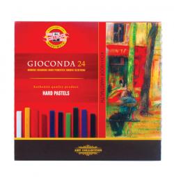 Пастель сухая художественная KOH-I-NOOR 'Gioconda', 24 цвета, квадратное сечение, 8114024003KS