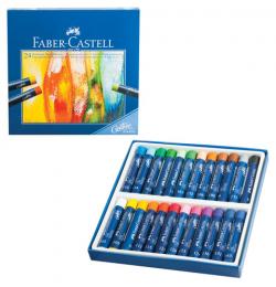 Пастель масляная художественная FABER-CASTELL 'Studio quality', 24 цвета, круглое сечение, 127024