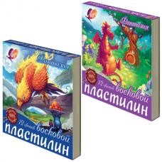 Пластилин восковой ЛУЧ 'Фантазия', 12 цветов, 210 г, со стеком, картонная упаковка, 25С1523-08