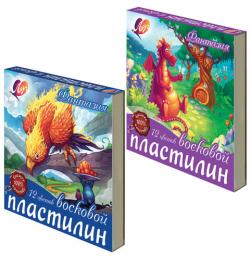 Пластилин восковой ЛУЧ 'Фантазия', 12 цветов, 210 г, со стеком, картонная упаковка, 25С1523-08