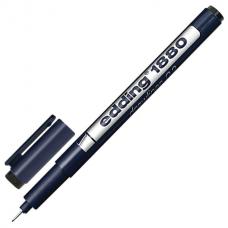 Ручка капиллярная EDDING DRAWLINER 1880, ЧЕРНАЯ, толщина письма 0,2 мм, водная основа