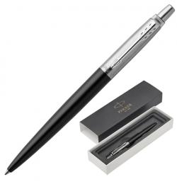 Ручка подарочная шариковая PARKER 'Jotter Core Bond Street Black CT', черный корпус, хромированные детали, синяя, 1953184