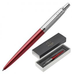 Ручка подарочная шариковая PARKER 'Jotter Core Kensington Red CT', красный корпус, хромированные детали, синяя, 1953187