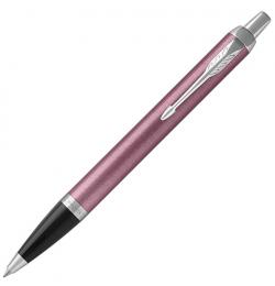 Ручка подарочная шариковая PARKER 'IM Core Light Purple CT', пурпурный лак, хромированные детали, синяя, 1931634