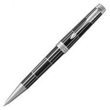 Ручка шариковая PARKER 'Premier Luxury Black PT', корпус черный, детали палладий, черная, 1931404