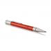 Ручка шариковая PARKER 'Duofold Classic Big Red Vintage CT', акриловая смола, корпус красный, черная, 1931379, 1931380