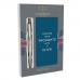 Ручка шариковая PARKER 'Jotter Core Stainless Steel CT', синяя, с блокнотом, 2061287