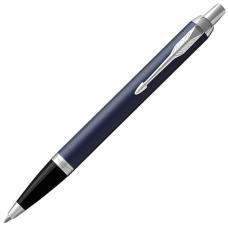 Ручка подарочная шариковая PARKER 'IM Core Matte Blue CT', темно-синий матовый лак, хромированные детали, синяя, 1931668